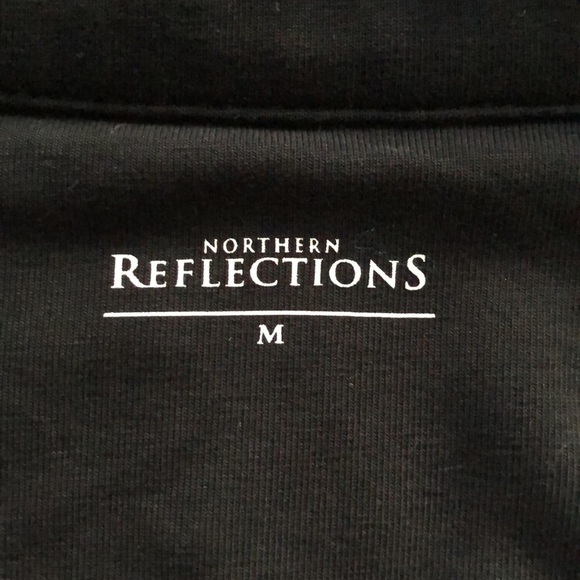 NORTHERN  REFLECTIONS Full zip lightweight warm up jacket. Animal print. Medium - Picture 6 of 9